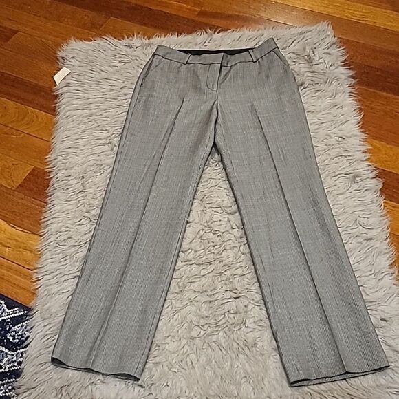 NWOT Talbots‎ womens black and white pattern wool blend pants - Picture 1 of 7